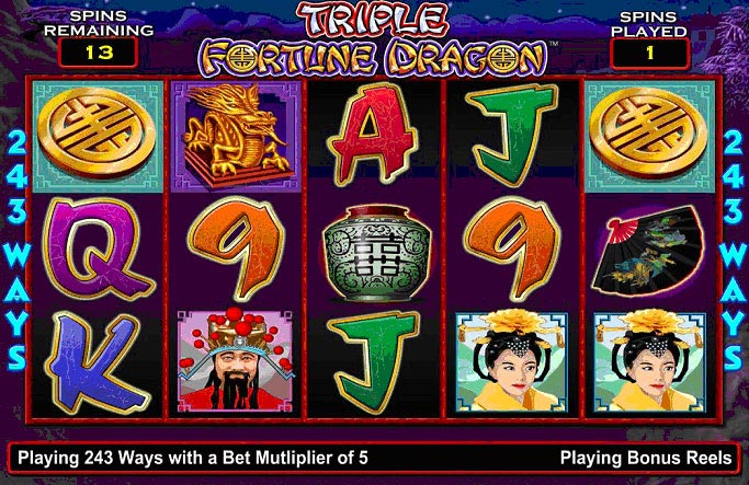 Play Triple Fortune Dragon online, free